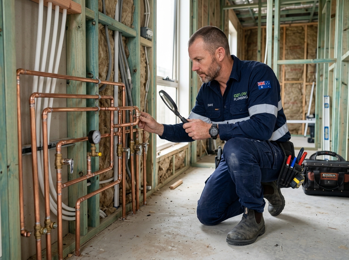 Australian trade contractor working on residential site in Sydney